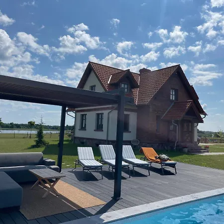 Mazurskie - Niebieska: Lakeside Retreat With Private Pool Villa *
